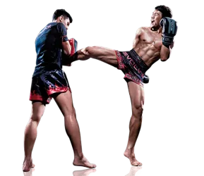 una fotografia de un entrenamiento de Kickboxing