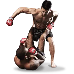 una fotografia de un entrenamiento de MMA Striking
